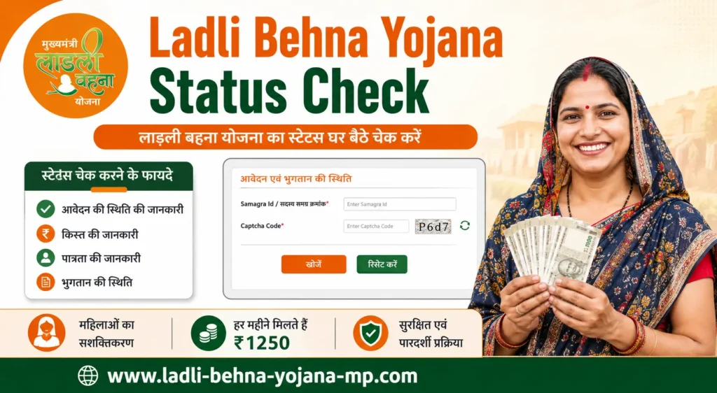 Ladli Behna Yojana Status Check