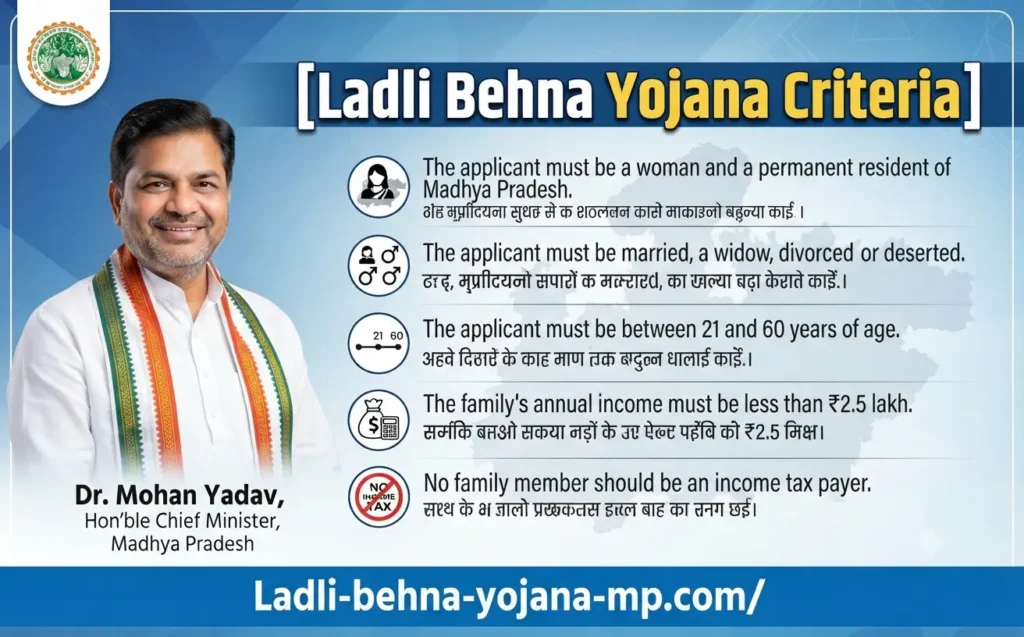ladli-behna-yojana-criteria